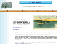 Tablet Screenshot of berliner-dampfer.de